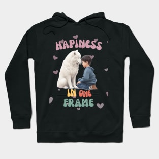 Samoyed, Friendship, the most adorable best friend gift to a Samoyed Lover Hoodie